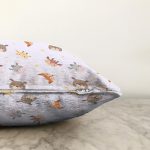 Çocuk Odası Sevimli Hayvanlar Desenli Dijital Baskılı Özel Tasarım Modern Raşel Kadife Yastık Kırlent Kılıfı Realhomes