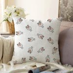 - Для Интернета - Realhomes  Çocuk Odası Sevimli Koç Motifli Dijital Baskılı Özel Tasarım Modern Raşel Kadife Yastık Kırlent Kılıfı Realhomes