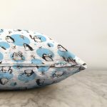 - Sonil-K1350-Gorsel-2 - Realhomes  Dondurma Yiyen Penguen Motifli Dijital Baskılı Özel Tasarım Modern Raşel Kadife Yastık Kırlent Kılıfı Realhomes