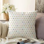 Denizci Temalı Çapa Desenli Dijital Baskılı Özel Tasarım Modern Raşel Kadife Yastık Kırlent Kılıfı Realhomes