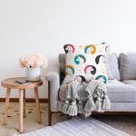 - Sonil-K1371-Gorsel-1 - Realhomes  Unicorn Motifli Dijital Baskılı Özel Tasarım Modern Raşel Kadife Yastık Kırlent Kılıfı Realhomes