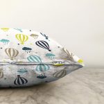 - Sonil-K1376-Gorsel-2 - Realhomes  Uçan Balon Temalı Dijital Baskılı Özel Tasarım Modern Raşel Kadife Yastık Kırlent Kılıfı Realhomes