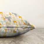 - Sonil-K1377-Gorsel-2 - Realhomes  Sevimli Orman Hayvanları Desenli Dijital Baskılı Özel Tasarım Modern Raşel Kadife Yastık Kırlent Kılıfı Realhomes