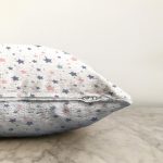 - Print - Realhomes Rengarenk Yıldız Desenli Dijital Baskılı Özel Tasarım Modern Şönil Yastık Kırlent Kılıfı Realhomes