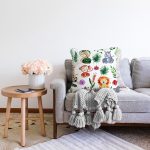 - Sonil-K1384-Gorsel-1 - Realhomes Sevimli Orman Hayvanları Motifli Dijital Baskılı Özel Tasarım Modern Raşel Kadife Yastık Kırlent Kılıfı Realhomes