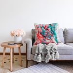 - Sonil-K139-Gorsel-1 - Realhomes  Kırmızı Mavi Duman Desenli Dijital Baskılı Dekoratif Modern Raşel Kadife Yastık Kırlent Kılıfı Realhomes