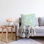 - Sonil-K1399-Gorsel-1 - Realhomes Tavşan Bulut Ve Güneş Desenli Dijital Baskılı Özel Tasarım Modern Raşel Kadife Yastık Kırlent Kılıfı Realhomes