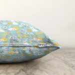 - Sonil-K1399-Gorsel-2 - Realhomes Tavşan Bulut Ve Güneş Desenli Dijital Baskılı Özel Tasarım Modern Raşel Kadife Yastık Kırlent Kılıfı Realhomes