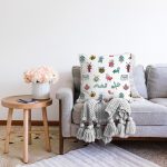 - Web - Realhomes  Sevimli Böcekler Temalı Dijital Baskılı Özel Tasarım Modern Raşel Kadife Yastık Kırlent Kılıfı Realhomes