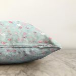 Sevimli Kuşlar Temalı Dijital Baskılı Özel Tasarım Modern Raşel Kadife Yastık Kırlent Kılıfı Realhomes