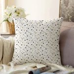 - Sonil-K1420-Gorsel - Realhomes Altın Sarısı Siyah Yıldız Desenli Dijital Baskılı Özel Tasarım Modern Raşel Kadife Yastık Kırlent Kılıfı Realhomes