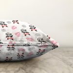 - Sonil-K1428-Gorsel-2 - Realhomes Pembe Balerin Panda Desenli Dijital Baskılı Özel Tasarım Modern Raşel Kadife Yastık Kırlent Kılıfı Realhomes