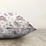 - seamless pattern - Realhomes  Şato Balkabağı Temalı Dijital Baskılı Özel Tasarım Modern Raşel Kadife Yastık Kırlent Kılıfı Realhomes