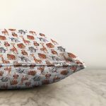 Sevimli Orman Hayvanları Desenli Dijital Baskılı Özel Tasarım Modern Raşel Kadife Yastık Kırlent Kılıfı Realhomes