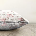 - Cute little unicorn seamless pattern - Realhomes Kalp Ve Unicorn Temalı Dijital Baskılı Özel Tasarım Modern Şönil Yastık Kırlent Kılıfı Realhomes