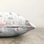 - Cute seamless pattern for kids. Lovely children background with - Realhomes  Ay Bulut Ve Yıldız Motifli Dijital Baskılı Özel Tasarım Modern Raşel Kadife Yastık Kırlent Kılıfı Realhomes