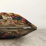 Osmanlı Kapalı Çarşı Yorgancı Motifli Dijital Baskılı Dekoratif Modern Raşel Kadife Yastık Kırlent Kılıfı Realhomes