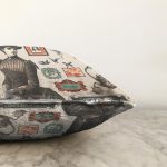 Vintage Kadın Portre Dijital Baskılı Dekoratif Modern Raşel Kadife Yastık Kırlent Kılıfı Realhomes