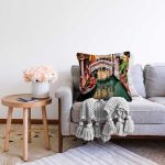 Venedik Motifli Dijital Baskılı Dekoratif Modern Raşel Kadife Yastık Kırlent Kılıfı Realhomes