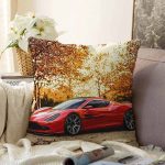 - Sonil-K1541-Gorsel - Realhomes Spor Araba Temalı Dijital Baskılı Dekoratif Modern Raşel Kadife Yastık Kırlent Kılıfı Realhomes