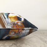 Osmanlı Kadın Figürü Yağlı Boya Dijital Baskılı Dekoratif Modern Raşel Kadife Yastık Kırlent Kılıfı Realhomes