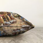 - Sonil-K1562-Gorsel-2 - Realhomes Yağlı Boya Sahil Manzarası Dijital Baskılı Dekoratif Modern Raşel Kadife Yastık Kırlent Kılıfı Realhomes