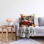 - Sonil-K1565-Gorsel-1 - Realhomes  Retro Yarış Temalı Dijital Baskılı Dekoratif Modern Raşel Kadife Yastık Kırlent Kılıfı Realhomes