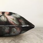 Osmanlı Temalı Kadın Portresi Dijital Baskılı Dekoratif Modern Raşel Kadife Yastık Kırlent Kılıfı Realhomes