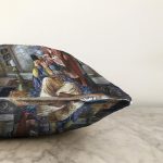 Osmanlı Temalı Kadınlar Yağlı Boya Dijital Baskılı Dekoratif Modern Raşel Kadife Yastık Kırlent Kılıfı Realhomes