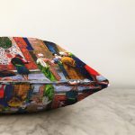 Osmanlı Desenli Dijital Baskılı Dekoratif Raşel Kadife Yastık Kırlent Kılıfı Realhomes