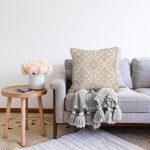 - Sonil-K286-Gorsel-1 - Realhomes  Krem Zemin Kahverengi Tasarım Dijital Baskılı Dekoratif Raşel Kadife Yastık Kırlent Kılıfı Realhomes