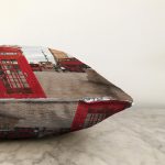 Telefon Kulübesi Motifli Dijital Baskılı Dekoratif Şönil Yastık Kırlent Kılıfı Realhomes