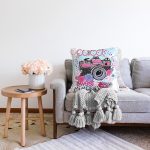 - Sonil-K3305-Gorsel-1 - Realhomes Realhomes Sweet Memories Özel Tasarım Dijital Baskılı Modern Raşel Kadife Yastık Kırlent Kılıfı Realhomes