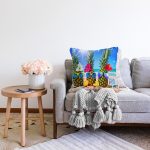 - Sonil-K3417-Gorsel-1 - Realhomes Sahilde Ananaslar Özel Tasarım Dijital Baskılı Modern Raşel Kadife Yastık Kırlent Kılıfı Realhomes
