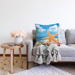 - Sonil-K3435-Gorsel-1 - Realhomes Deniz Yıldızı Özel Tasarımlı Modern Raşel Kadife Yastık Kırlent Kılıfı Realhomes