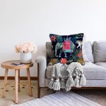- Sonil-K3441-Gorsel-1 - Realhomes  Amazon Etnik Fil Motifli Dijital Baskılı Modern Raşel Kadife Yastık Kırlent Kılıfı Realhomes