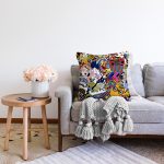 Retro Pop Art Modern Tasarımlı Dijital Baskılı Modern Raşel Kadife Yastık Kırlent Kılıfı Realhomes