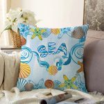 - Sonil-K3507-Gorsel - Realhomes  Sea Summer Dijital Baskılı Modern Özel Tasarım Raşel Kadife Yastık Kırlent Kılıfı Realhomes