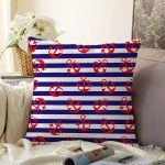 - Sonil-K3515-Gorsel - Realhomes Mavi Çizgili Denizci Desenli Dijital Baskılı Modern Raşel Kadife Yastık Kırlent Kılıfı Realhomes