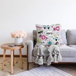 - Sonil-K3534-Gorsel-1 - Realhomes Realhomes Puanlı Pop Art Tasarımlı Dijital Baskılı Modern Raşel Kadife Yastık Kırlent Kılıfı Realhomes