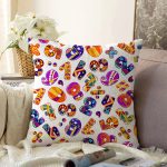 - Sonil-K3561-Gorsel - Realhomes Özel Tasarım 3D Harfler Dijital Baskılı Modern Raşel Kadife Yastık Kırlent Kılıfı Realhomes