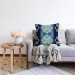 - Sonil-K3609-Gorsel-1 - Realhomes  Mavi Etnik Desen Dijital Baskılı Modern Raşel Kadife Yastık Kırlent Kılıfı Realhomes