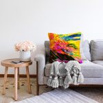 Multi Renkler Dijital Baskılı Modern Raşel Kadife Yastık Kırlent Kılıfı Realhomes