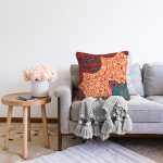 Etnik Motifli Dijital Baskılı Modern Raşel Kadife Yastık Kırlent Kılıfı Realhomes