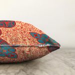 Etnik Motifli Dijital Baskılı Modern Raşel Kadife Yastık Kırlent Kılıfı Realhomes