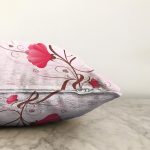 Gelincik Motifli Dijital Baskılı Şönil Yastık Kırlent Kılıfı Realhomes