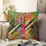 - Sonil-K3643-Gorsel - Realhomes  Soyut Geometrik Özel Tasarım Dijital Baskılı Modern Raşel Kadife Yastık Kırlent Kılıfı Realhomes