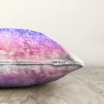 Suluboya Desenli Dijital Baskılı Modern Raşel Kadife Yastık Kırlent Kılıfı Realhomes