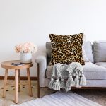 - Sonil-K3660-Gorsel-1 - Realhomes Leopar Motifli Dijital Baskılı Raşel Kadife Yastık Kırlent Kılıfı Realhomes