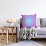 - Sonil-K3667-Gorsel-1 - Realhomes  Mor Zeminde Etnik Desenli Özel Tasarım Dijital Baskılı Modern Raşel Kadife Yastık Kırlent Kılıfı Realhomes